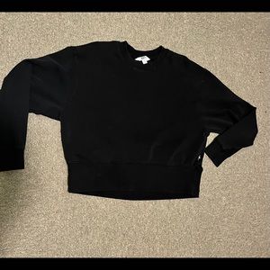 JoyLab cropped black crew neck small